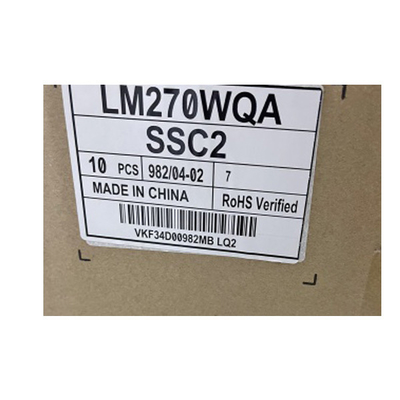 LM270WQA-SSC2 27.0 polegadas 2K Para AG273QXP 27GL850 LCD Screen Panel Monitor