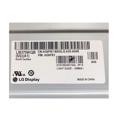 LM270WQB-SSA1 Modulo de Ecrã LCD de 27,0 polegadas 2K 240hz IPS para AW2721D