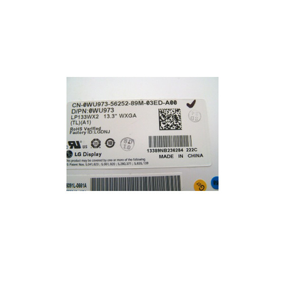 LP133WX2-TLA1 13,3 polegadas 40 pines painel de tela LCD 1280 * 800