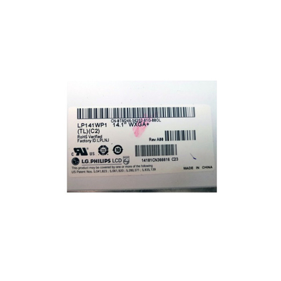 LP141WP1-TLC2 14,1 polegadas 1440 * 900 60Hz LVDS 30pins LCD