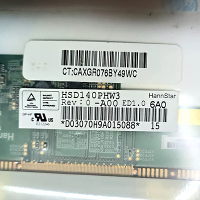 14.0 polegadas 1366*768 HSD140PHW3-A00 Modulo LCD de laptop