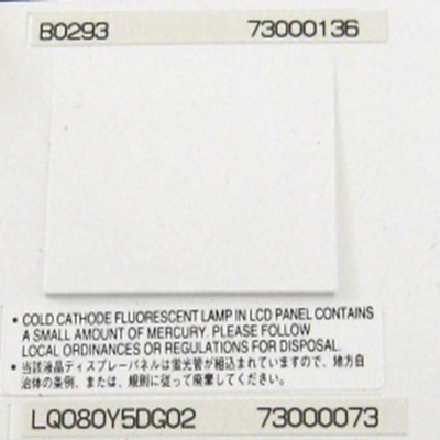 LQ080Y5DG02 800*480 8,0 polegadas TFT LCD Module