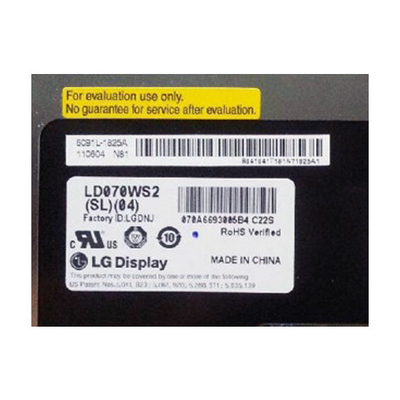 LD070WS2-SL04 7,0 polegadas 800: 1 ecrã LCD