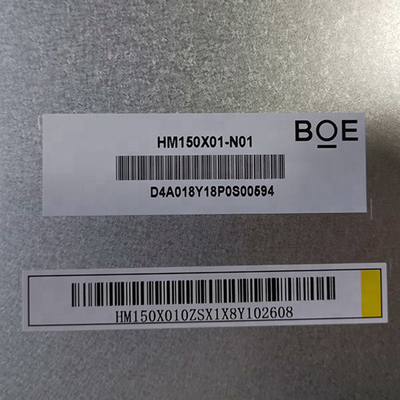 BOE 1024x768 industrial 15 tela dos pinos LVDS TFT LCD da exposição HM150X01-N01 20 da polegada