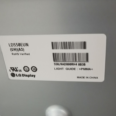 Parede video do painel LCD do LG LD550EUN-UHA3 tela estreita da moldura de 5,9 milímetros