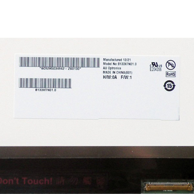 Tela B133XTN01.0 do portátil do LCD de 13,3 polegadas para o tela táctil de Lenovo U310
