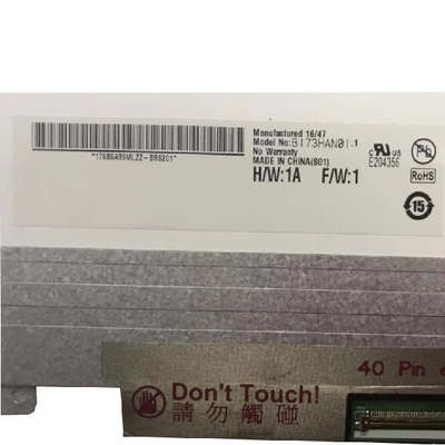As 17,3 polegadas original IPS HD completo 1920*1080 conduziram a substituição B173HAN01.1 da tela de exposição