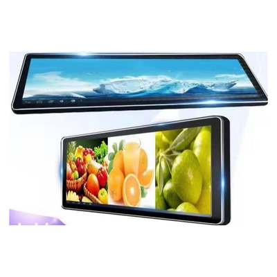 Bom preço Exibição de borda de prateleira 24,0 polegadas ultra display de parede montado em barra de alongamento LCD display on-line