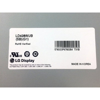 Bom preço Parede video nova LD420WUB-SBG1 1920 (RGB) ×1080 FHD 52PPI do Lcd on-line