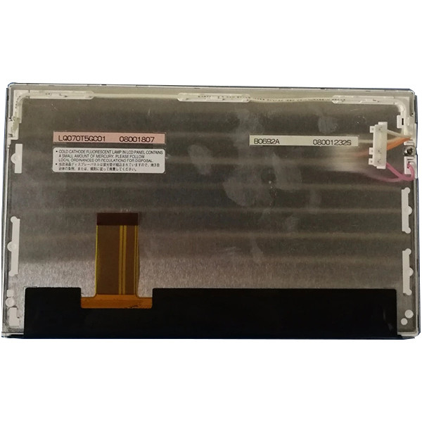 LQ070T5GC01 original em estoque 7.0 polegadas LCD Display Screen para carro GPS de navegação