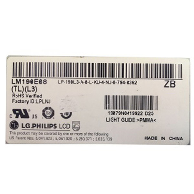 Bom preço LM190E08-TLL3 19.0 polegadas 1280*1024 painel de módulo LCD on-line