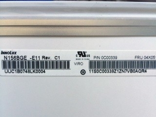 Bom preço 1366*768 N156BGE-E11 15,6 polegadas 200 cd/m2 Ecrã LCD on-line